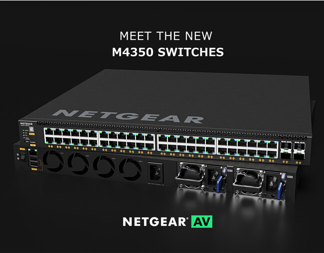 AV over IPソリューションの核となるProAVスイッチ「M4350シリーズ」リリース記念イベントをNETGEAR RED° ARENAにて2023年10月26日（木）に開催