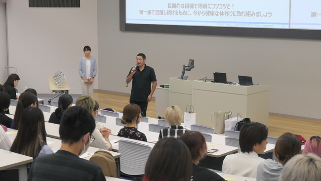 【開催報告】9月28日（木）に日本工学院専門学校の学生に向けて世界初の新技術「体力を見える化する技術」の実証実験イベントを実施