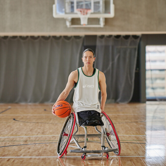 車いすバスケットボールの鳥海連志選手がアシックス所属アスリートとして活動を開始