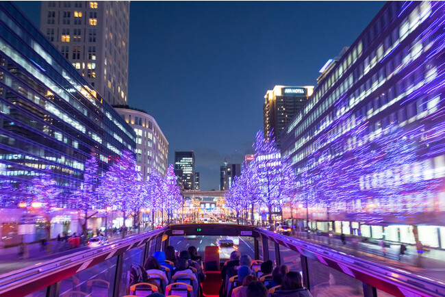 【大阪エクセルホテル東急】「OSAKA SKY VISTA・光の饗宴特別便」コラボ企画・冬の大阪を彩る「御堂筋イルミネーション観光バス乗車券付き宿泊プラン」を11月4日(土)より販売開始