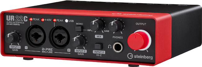 快適な音楽制作を実現するUSBオーディオインターフェースに新色が登場　スタインバーグ USBオーディオインターフェース　『UR-Cシリーズ』カラーバリエーション