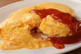 ふわふわとろ~り卵が特徴のプレーンオムライス ふわふわとろ~り卵が特徴のプレーンオムライス