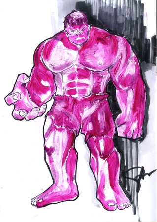 ヴァレンティノ、ハルクを再解釈した作品を制作