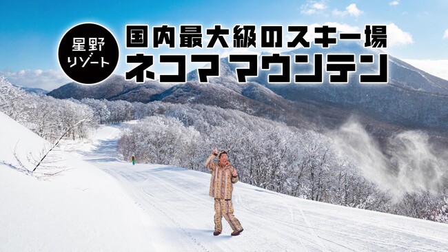 ピコ太郎がスキー場を合体させる?!「星野リゾート ネコマ マウンテン」CMを11月より放送開始