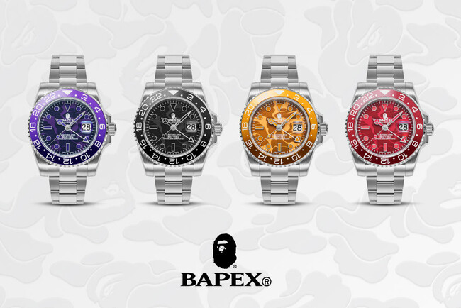 COLOR CAMOが施されたBAPEX(R)が登場。