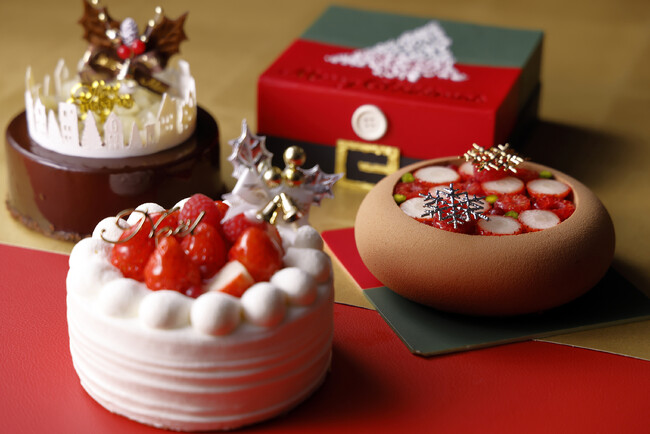 【大阪マリオット都ホテル】プレゼントをイメージしたクリスマスケーキが登場！特別な日を華やかに演出する3種類のケーキのご予約は10月23日(月)より受付開始。
