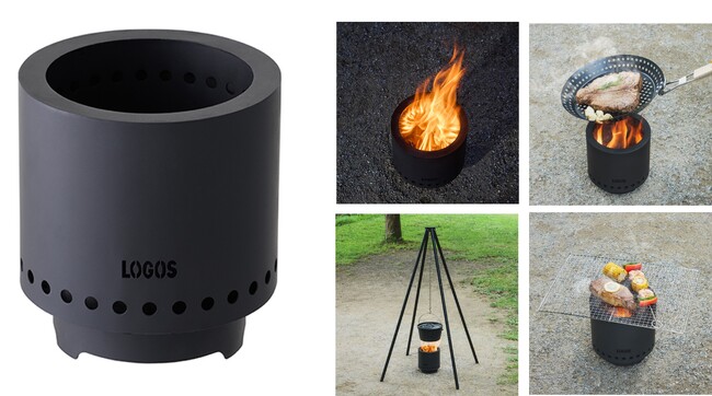燃焼効率バツグン！炎の形が美しく燃え残りの少ない二次燃焼構造のたき火ストーブ「コンパクトハイカロリーTAKIBI」 新発売！