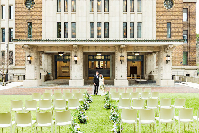【VMG HOTELS & UNIQUE VENUES】九段会館テラス、都心とは思えない開放的な雰囲気で挙式ができるガーデンウエディングプランを提供開始
