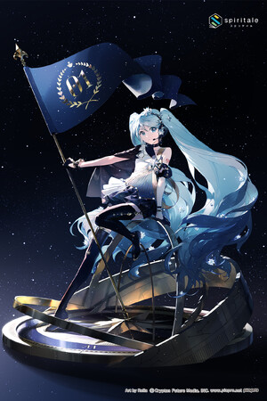 高品質フィギュアブランド spiritale より「初音ミク Birthday 2022～Polaris ver.～ 1/7スケールフィギュア」が2023年10月20日（金）11:00より予約開始！