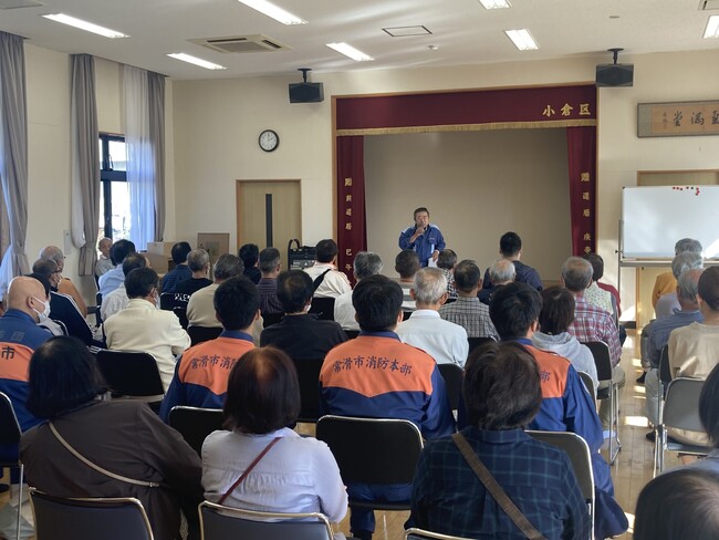 ブルースカイランドリー×愛知県常滑市小倉町 小倉区災害時における合同防災訓練を実施