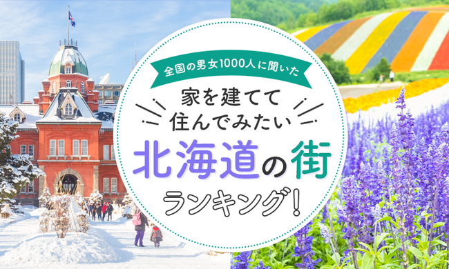【全国の男女1000人に聞いた】家を建てて住んでみたい北海道の街ランキング！