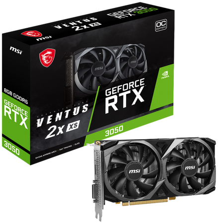 MSI、NVIDIA(R) GeForce RTX(TM) 3050を搭載したグラフィックスカード「GeForce RTX 3050 VENTUS 2X XS 8G OC」を発売