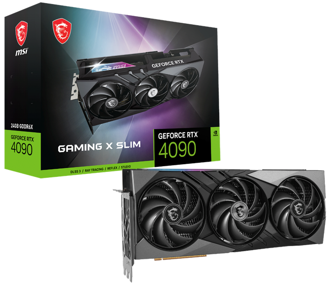 MSI、GeForce RTX(TM) 4090を採用したグラフィックスカード「GeForce RTX(TM) 4090 GAMING X SLIM 24G」を発売開始