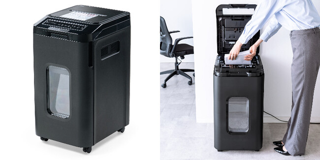 連続240分稼働&470枚自動細断！オートフィードシュレッダーを10月20日に発売