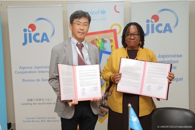 国際協力機構（JICA）とUNICEF、西アフリカにおける協力促進に向けたパートナーシップを締結