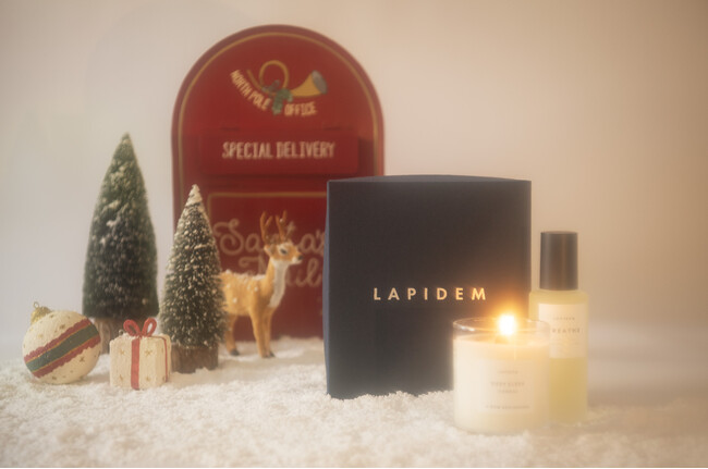 限定のクリスマスギフトを11月15日(水)から販売開始。国内外のラグジュアリーホテルで展開しているウェルネススキンケアブランド「LAPIDEM(ラピデム)」