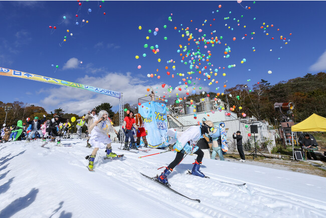 「スノーパーク イエティ」25年連続で日本一早く本日10月20日(金)オープン!