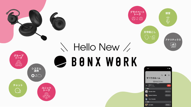 現場コミュニケーションのワンストップソリューション「BONX WORK」の料金体系とWEBサイトがリニューアル