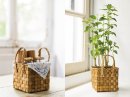 ラッピング後の活用例(雑貨入れ、鉢植えカバー)
