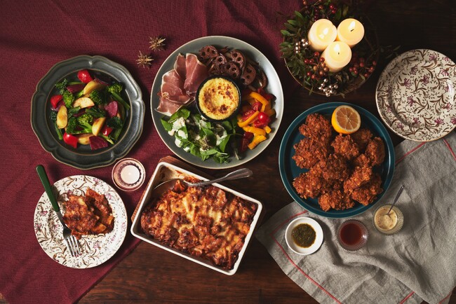 今年のクリスマスは月曜日　忙しくてもミールキットで手軽にプチ贅沢なおうちごはんを　ホリデーシーズン限定ミールキット10商品の予約開始（10/26～）