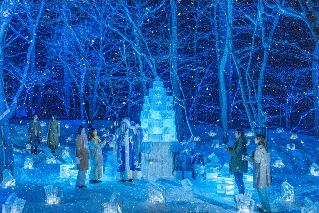 【星野リゾート　奥入瀬渓流ホテル】氷瀑(ひょうばく)をとことん楽しむクリスマスイベント「氷瀑クリスマス」今年も開催｜期間：2023年12月14日～25日
