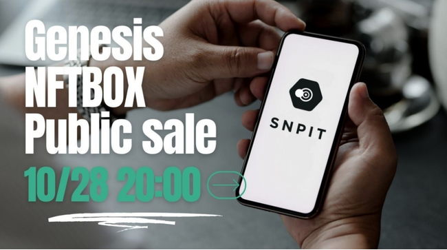 ― Snap to Earn「SNPIT(スナップイット)」パブリックセールを開催 ―