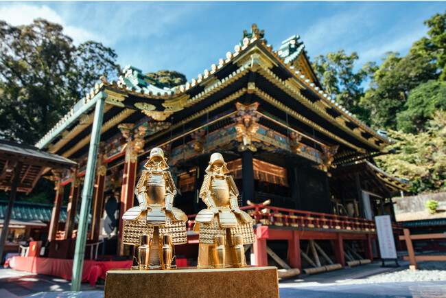 【静岡市｜久能山東照宮協力】世界初（※）・徳川家康公の甲冑「金陀美具足」を鋳物で再現したペーパーウェイトを新発売！