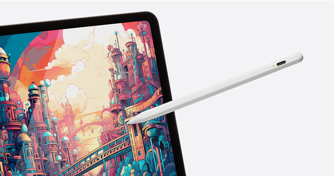 Apple iPad＆汎用モードの切り替えが可能なハイブリッド充電式極細タッチペンを発売