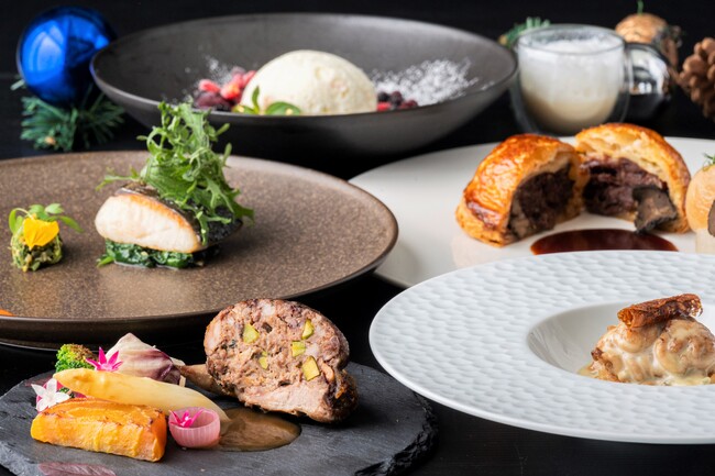 厳選した食材にクラシックなデザインを施したChristmas Course「素材で描くClassical×Design」を販売