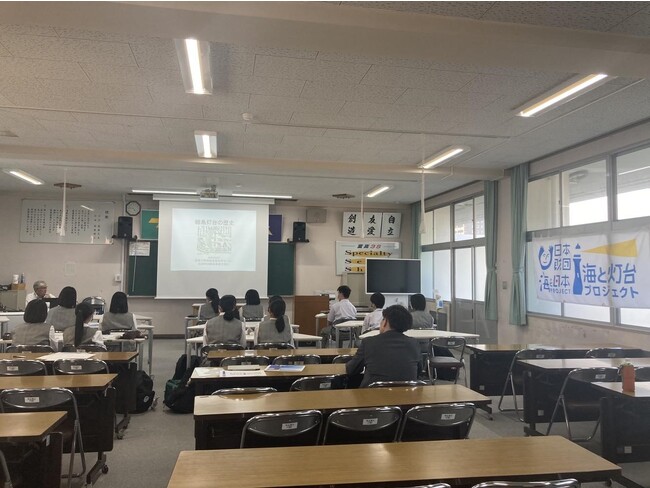 細島灯台について学ぼう！富島高校にて「未来へつなぐ灯台塾」を開催しました！