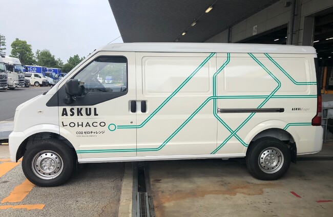 アスクル、国内初となる１トンクラスEVトラック「folofly F1 VAN」を10月から導入