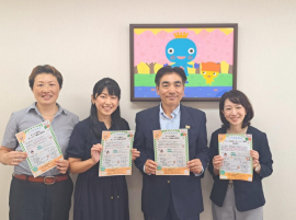 兵庫県西宮市石井としろう市長とイベント企画者 兵庫県西宮市石井としろう市長とイベント企画者