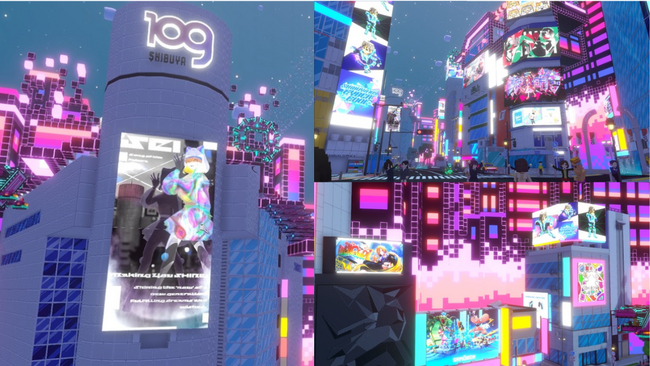 【専門学校HAL】メタバース「SHIBUYA109 LAND」にHALの学生作品が採用！街中の建物外壁に掲出されます