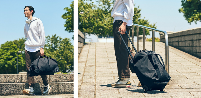 トラベルブランドMILESTOより、機能性とデザインを極めたSTLAKTシリーズから、旅をフレキシブルに支える3WAYボストンキャリーが新登場！