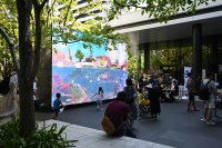 【イベントレポート】『ちょっと先のおもしろい未来2023』に東和エンジニアリングが協賛・出展。来場者を迎える屋外300インチディスプレイや実証実験でイベント運営をサポート。