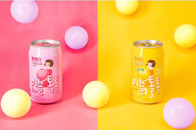 韓国人気チューハイブランド イスルトクトク 『ピーチ』『ゆず』10月31日（火）全国のローソン店舗にて発売！