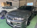 アリーナ展示:日産GTR34 アリーナ展示:日産GTR34