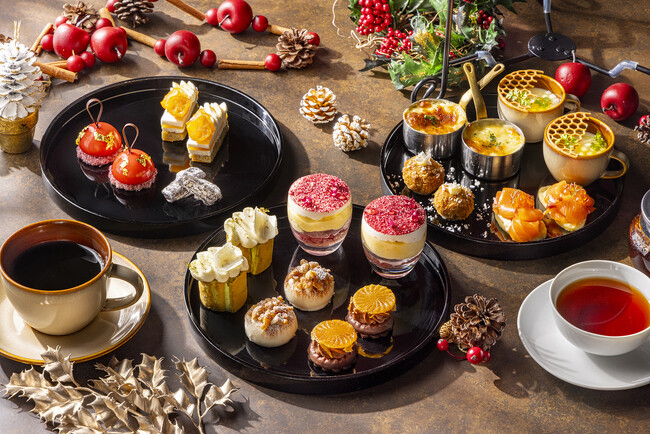 【プルマン東京田町】愛らしい「クリスマスアフタヌーンティー」が登場！ラザニアやポタージュなど日替わりで楽しむセイボリーも。