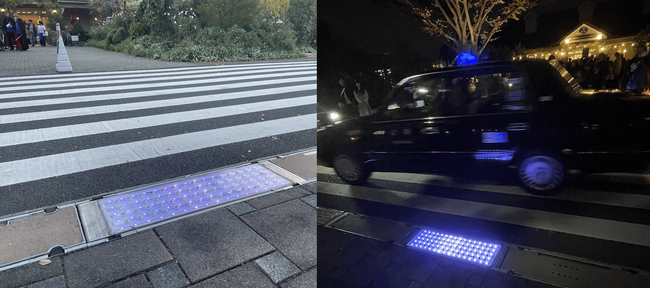 エンタメとインフラの融合。音楽と照明が一体化した先進的歩道技術が初披露