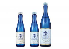 左から、「澪」<NIGORI>300ml、「澪」<CRISP>300ml・750ml 左から、「澪」<NIGORI>300ml、「澪」<CRISP>300ml・750ml