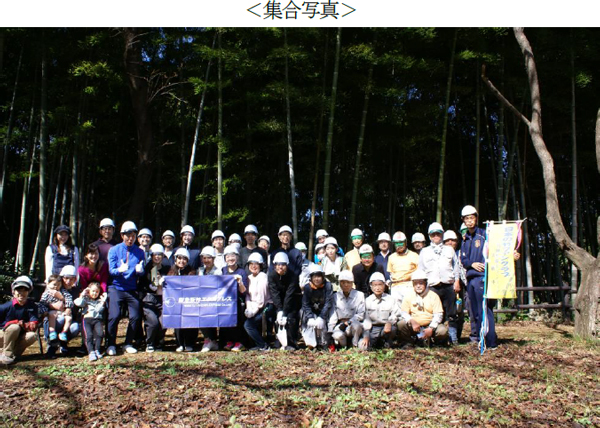 神奈川県横浜市「小机城址市民の森」で竹林保全活動に参加