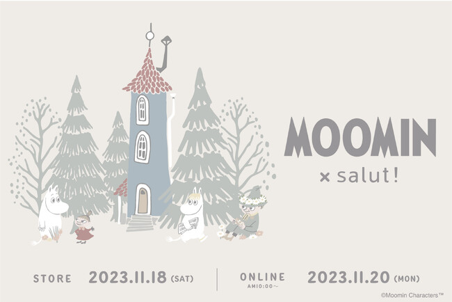 【salut!】ムーミン×salut!コラボ発売決定！！
