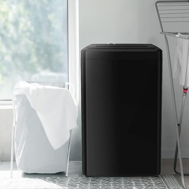 【新色登場】好評発売中の縦型洗濯機より、新色のブラックをジェネリック家電ブランド「MAXZEN」から発売