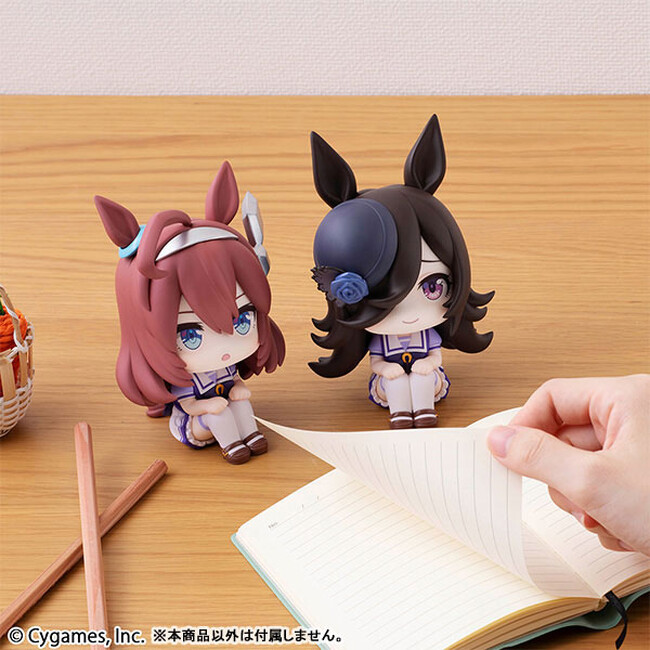 『ウマ娘 プリティーダービー』より「ミホノブルボン」「ライスシャワー」が、可愛い仕草が特徴のフィギュアシリーズるかっぷに登場。