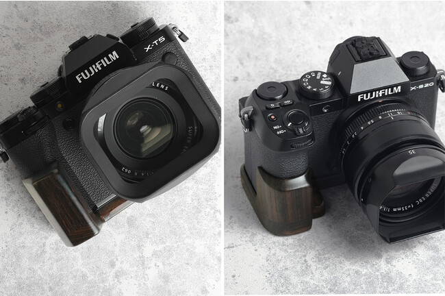 SHOTEN：富士フイルム X-T5、X-S20 用 カメラウッドグリップ 発売