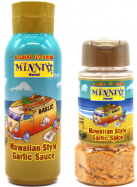 ハワイで愛される有名調味料『MINATO Hawaii』の味を再現！三共食品、業務用「ガーリックソース」「ガーリックスパイス」外食店などに向けて11月6日(月)より販売を開始