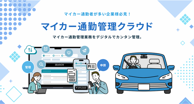 マイカー通勤管理を DX 化する「マイカー通勤管理クラウド」 supported by ドコモ・インシュアランスをリリース