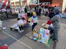 前回 初めて開催した「こども夢の商店街」の様子