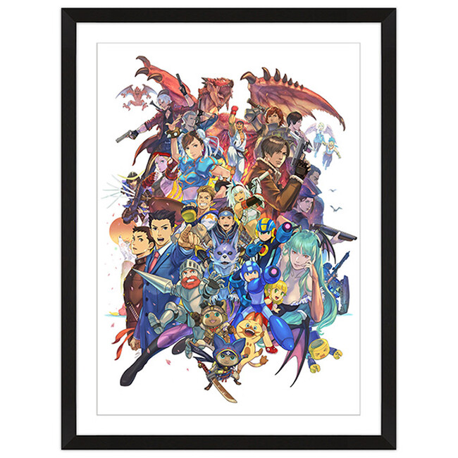 『大逆転裁判』キャラクターデザイナー塗 和也による、カプコン40周年記念アートグッズが登場!