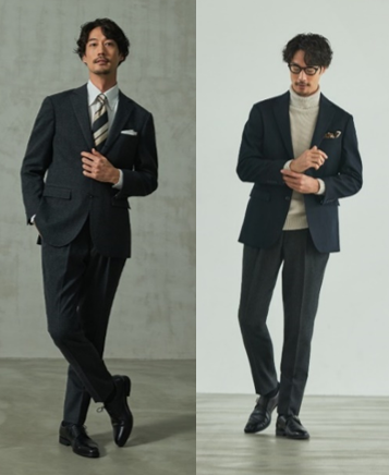高品質アイテムを展開する「LUXEライン」から単品使いしやすいジャケット・パンツが新登場！～クラシカルで上質なビジカジスタイルをお探しの方におすすめ～